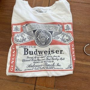 Budweiser beer tee shirt
